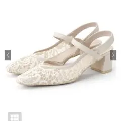 GRL レースストラップパンプス[gd1517]23.5