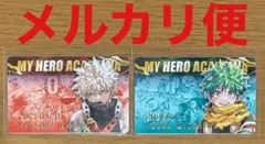 ヒロアカ　緑谷、爆豪　バースデイコレクションカード