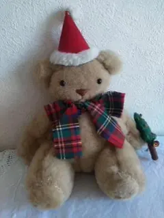 80年代 ビンテージ サンアロー 熊 クマサンタ クリスマス ぬいぐるみ