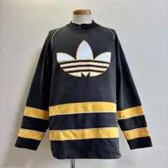 80s 90s old adidas デサント製 トレフォイル ロゴ スウェット