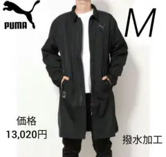 新品タグ付 PUMA メンズ ロングコート 撥水機能付き スプリングコート M