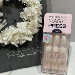 ダッシングディバ　ネイルチップ　オフィス　シンプル　ピンク