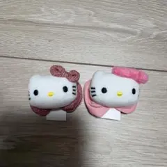 ハローキティ ヘアクリップ 2個セット USS