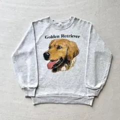 90s USA製 FRUIT OF THE LOOM print sweatのサムネイル
