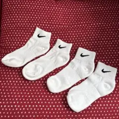 NIKE アンクルソックス ホワイト ２足セットのサムネイル