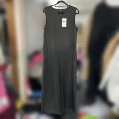 URBAN GRACE グレー XL ノースリーブジャンプスーツ