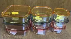 iwaki Pack & Range 耐熱ガラス保存容器9個セットのサムネイル