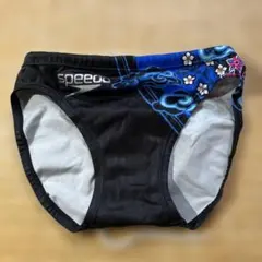 Speedo 競泳水着 メンズ Mサイズ ブラック ブルー 花柄