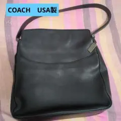 極美品❗️COACH レザー ショルダーハンドバッグ ブラック 9073 - メルカリ