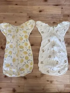 スワドル　M 2枚　セット　コペルタ　レモン柄　くま柄