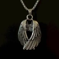 フェザー 羽 ネックレス シルバー メンズ ユニセックス レディース