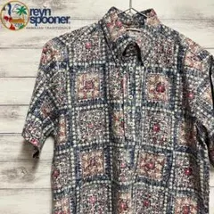 レインスプーナー reynspooner 70s 総柄 プルオーバー シャツ