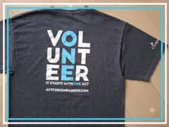 ​JERZEESジャージーズ半袖TシャツMチャコールグレー古着US企業ロゴのサムネイル