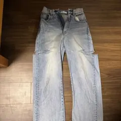 MOUSSY カットオフデニム ストレート