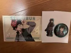 僕のヒーローアカデミア　アニメイト特典ポストカード　メタルステッカー缶バッチ