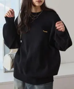 PENNEYS別注 THE FOXオーバーサイズジャガードスウェットライクニット