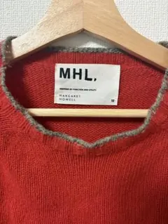MHL. 赤 クルーネックセーター Mサイズのサムネイル