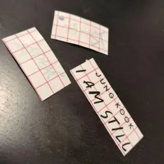 BTS　ジョングク　ホログラム　ロゴ　タトゥー　アミボムステッカー