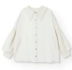 GRL グレイル 今田美桜 ビッグカラーシアーシャツ [k8807wl]