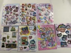 うるちゅるシール　お尻シール　シール帳　サンリオ　トムジェリ