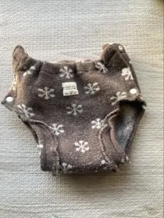 ウール製 雪の結晶模様 布おむつカバー　コトリワークス