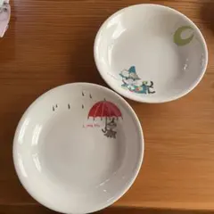 が*ん様 リトルミイ スナフキン 丸型皿 2点セット