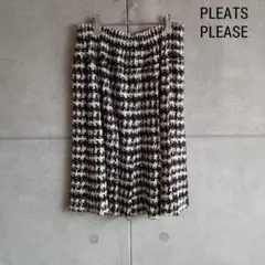 PLEATS PLEASE イッセイミヤケ 総柄 プリーツ スカート X461のサムネイル