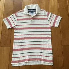 TOMMY HILFIGER ストライプポロシャツ L/16-18