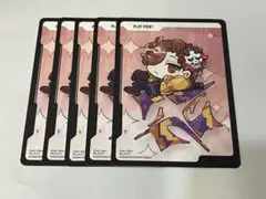 XrossStarsクロススターズ　プロモ　プレイポイント　ありさか　だゆ　5枚