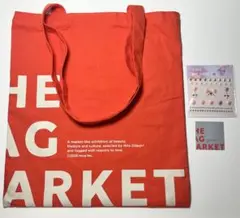 THE TAG MARKET トートバッグ レッド 赤