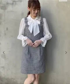 MAJESTIC LEGON ジャンスカ チェック