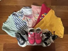 3〜5歳　女の子　リュック、シューズ、お洋服