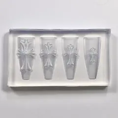 クロスモールド 十字架 シリコンモールド クロスネイル クロス クロムネイル