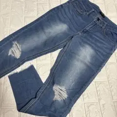 ダメージジーンズ デニム Sサイズ 股下63cm