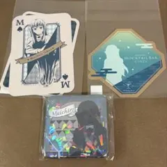 鬼滅の刃　モクテル　グリッター 缶バッジ ステッカー 時透無一郎 セット