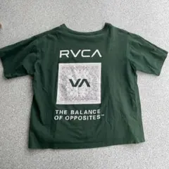 RVCA Tシャツ グリーン バンダナ柄 バックプリント Mのサムネイル