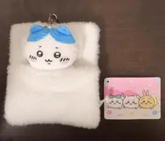 ちいかわ　おふとんリールパスケース　はちわれ