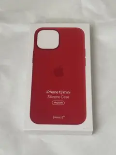 iPhone 13 mini シリコンケース レッド