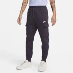 新品 NIKE クラブフリース カーゴパンツ CAVE PURPLE