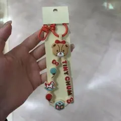 サンリオ大賞応援グッズ　ラバーコードキーホルダー　タイニーチャム サンリオ