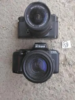 Canon FT QL Nikon F-301 フィルム一眼レフカメラ2台セット - メルカリ