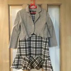 美品 組曲 KUMIKYOKU ワンピース ジャケット 受験 卒園 入学