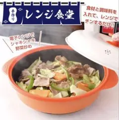 【新品未使用】手作りレンジ食堂 レシピ付 アーネスト 電子レンジ専用調理器具のサムネイル