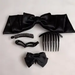 ヘアアクセサリー　クリップ　バナナクリップ