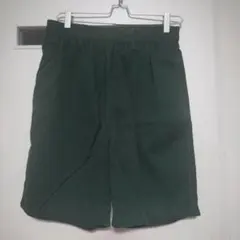 WEGO ウィゴー ダークグリーン ショートパンツ ゴムウエスト バックポケット