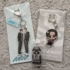 SnowMan 目黒蓮　アクリルキーホルダー　すのチル　お守り