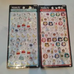 正規品 PEANUTS ボンボンドロップシールミニ2シートセット