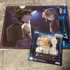 名探偵コナン　セガラッキーくじ　クリアファイル　背景付アクリルスタンド