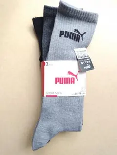 PUMA スポーツソックス 3足セット 26-28 cm
