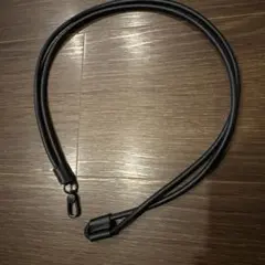 Casetifyブラックショルダーストラップ カラビナ付き